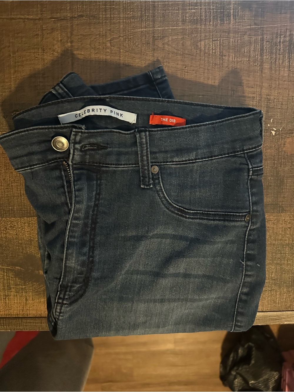 Celebrity Pink Dark Indigo Skinny Jeans
